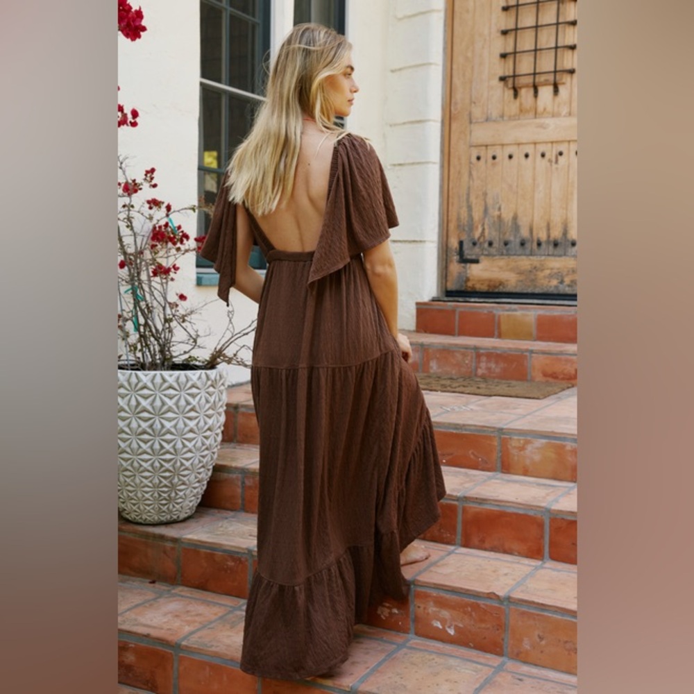 Free people Olala burgundy Dress